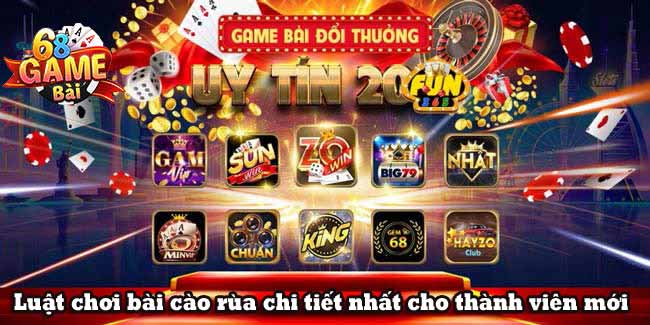 Luật chơi bài cào rùa chi tiết