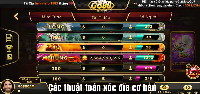 Các thuật toán xóc đĩa cơ bản